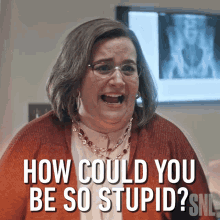 How Could You Be So Stupid Aidy Bryant GIF