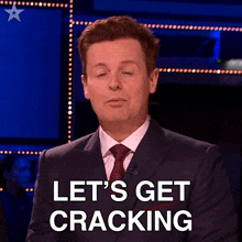 Let'S Get Cracking Tonight Declan Donnelly GIF - Let'S Get Cracking Tonight Declan Donnelly Britains Got Talent GIFs