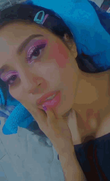 Makeup Selfie GIF - Makeup Selfie Eyes Closed GIFs