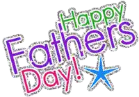 a happy father 's day greeting card with a star