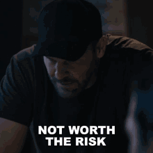 Not Worth The Risk Jason Hayes GIF - Not Worth The Risk Jason Hayes Seal Team GIFs