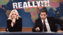 Seth And Amy Really GIF - Snl Saturday Night Live Amy Poehler GIFs