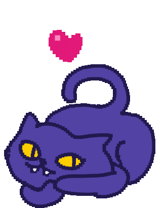 Cat Love Sticker - Cat Love You Stickers