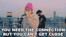 You Need The Connection But You Cant Get Close Justin Bieber GIF - You Need The Connection But You Cant Get Close Justin Bieber Hold On Song GIFs