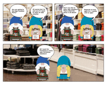 Gnome Ugly Sweater GIF - Gnome Ugly Sweater Comic Strip GIFs