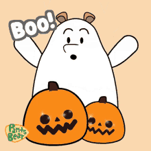 Jack O Lantern Ghost GIF - Jack O Lantern Ghost Happy Halloween GIFs