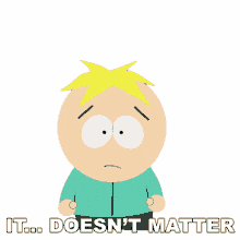 it doesnt matter butters stotch south park s6e7 the simpsons already did it
