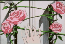 flower anime roses rose