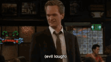 Barney'S Evil Laugh To Ted -_- GIF - Howimetyourmother GIFs