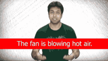 The Fan Is Blowing Hot Air Blowing Warm Air GIF - The Fan Is Blowing Hot Air Blowing Warm Air Awal GIFs