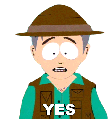 Yes Anthropologist Sticker - Yes Anthropologist South Park Stickers