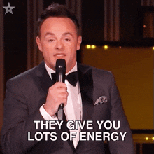 They Give You Lots Of Energy Anthony Mcpartlin GIF