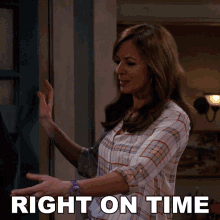 Right On Time Allison Janney GIF - Right On Time Allison Janney Bonnie GIFs
