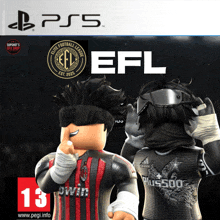 an advertisement for a ps5 video game with a roblox character on it