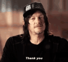 Norman Reedus Thank You GIF - Norman Reedus Thank You The Walking Dead GIFs