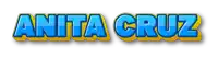 anita cruz is written in blue and yellow letters