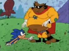 Adventures Of Sonic The Hedgehog Look Up GIF - Adventures Of Sonic The Hedgehog Look Up Captain Rescue GIFs