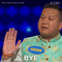 Bye Suvarn GIF - Bye Suvarn Family Feud Canada GIFs