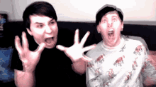 Dan And Phil Funny GIF - Dan And Phil Funny Shout GIFs