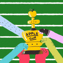 Apple Cup Winner GIF - Apple Cup Winner Trophy GIFs