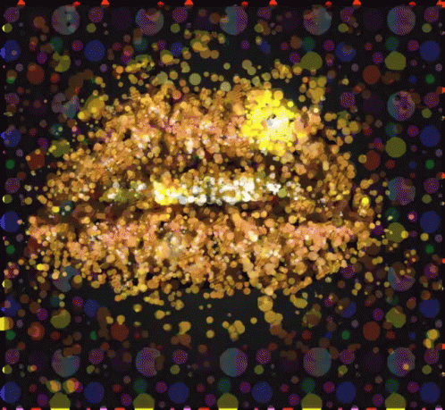 Gold Glitter Lips Swallow This GIF - Gold Glitter Lips Swallow This Art ...