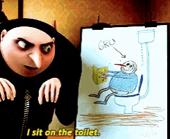 gru sits on the toilet meme template｜TikTok Search