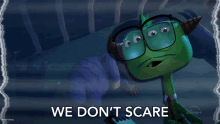 We Dont Scare Anymore Mr Crummyham GIF - We Dont Scare Anymore Mr Crummyham Monsters At Work GIFs