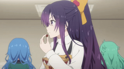 Anime Girl Eating GIFs