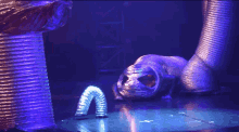aluminum show mime tubes dance alien