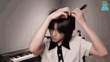 Beomgyu Ponytail GIF - Beomgyu Ponytail Pigtails GIFs