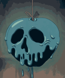 Halloween GIF - Snow White Apple Skull GIFs