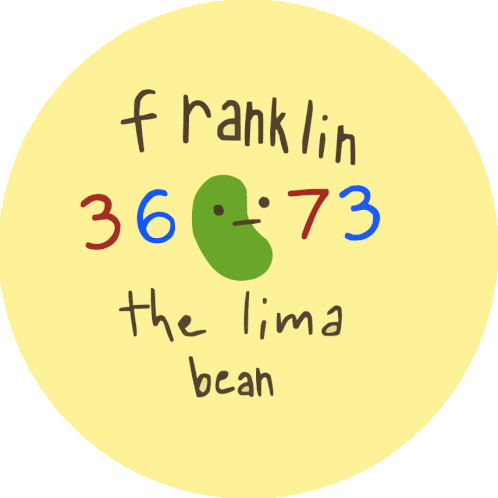 Franklinthelimabean Sticker - Franklinthelimabean Stickers
