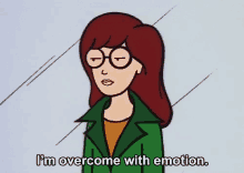 I'M Overcome With Emotion. GIF - Daria Emotions Overcome GIFs