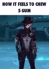 Boothill 5 Gum GIF - Boothill 5 Gum Caption GIFs