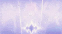a purple and blue background with a glowing light coming out of it .