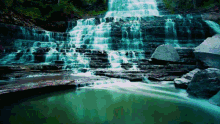 changing waterfall