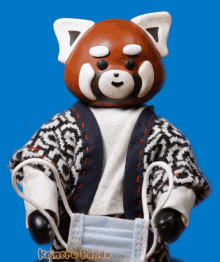 Komoru Panda Red Panda GIF - Komoru Panda Red Panda Mask GIFs
