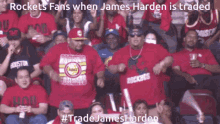 Rockets Rockets Fans GIF - Rockets Rockets Fans James Harden GIFs