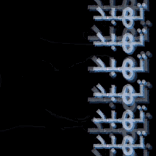 a neon sign that says ' a ' on it