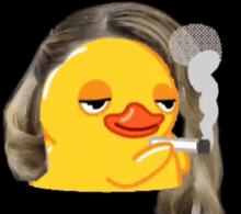 Yenywho Smoking Amber Heard Duck GIF - Yenywho Smoking Amber Heard Duck GIFs