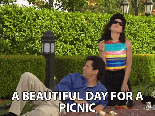 A Beautiful Day For A Picnic Lovely Day GIF - A Beautiful Day For A Picnic Lovely Day Relax GIFs