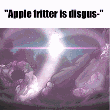 apple fritter baki anger
