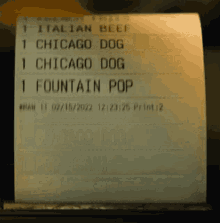 The Bear Tv Show Receipts GIF - The Bear Tv Show Receipts Chicago Dog And Italian Beef Receipt GIFs