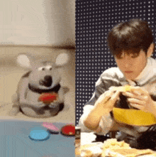 Taeyong Taeyong Eating GIF - Taeyong Taeyong Eating Eating GIFs