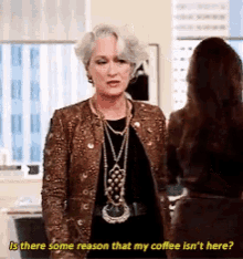 Is There Some Reason That My Coffee Isnt Here GIF - Is There Some Reason That My Coffee Isnt Here Kristen Wiig GIFs