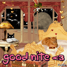 Good Morning Good Night GIF - Good Morning Good Night Cat GIFs