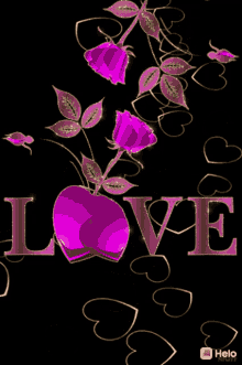 love flower rose purple