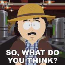 So What Do You Think Randy Marsh GIF - So What Do You Think Randy Marsh South Park GIFs