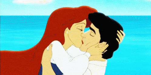ariel and eric the little mermaid