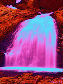 Waterfall Pink GIF - Waterfall Pink Beautiful GIFs
